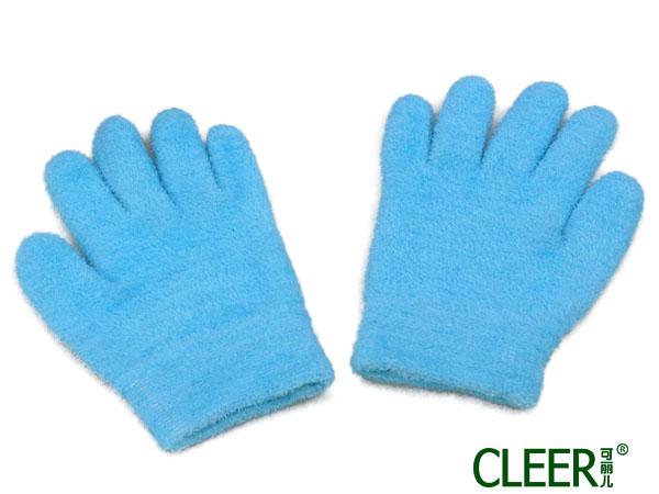 SPA凝胶美容羽毛纱手套