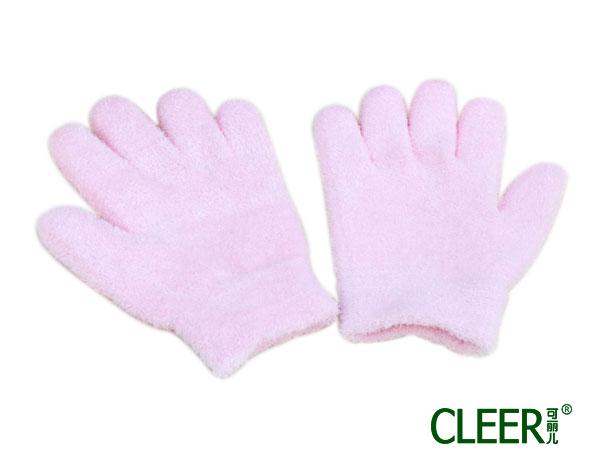 SPA凝胶美容羽毛纱手套