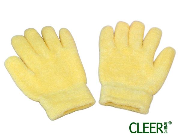 SPA凝胶美容羽毛纱手套