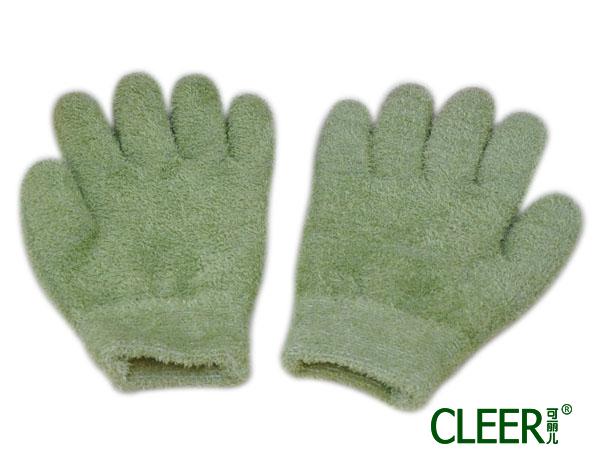 SPA凝胶美容羽毛纱手套