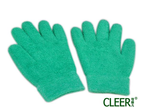 SPA凝胶美容羽毛纱手套